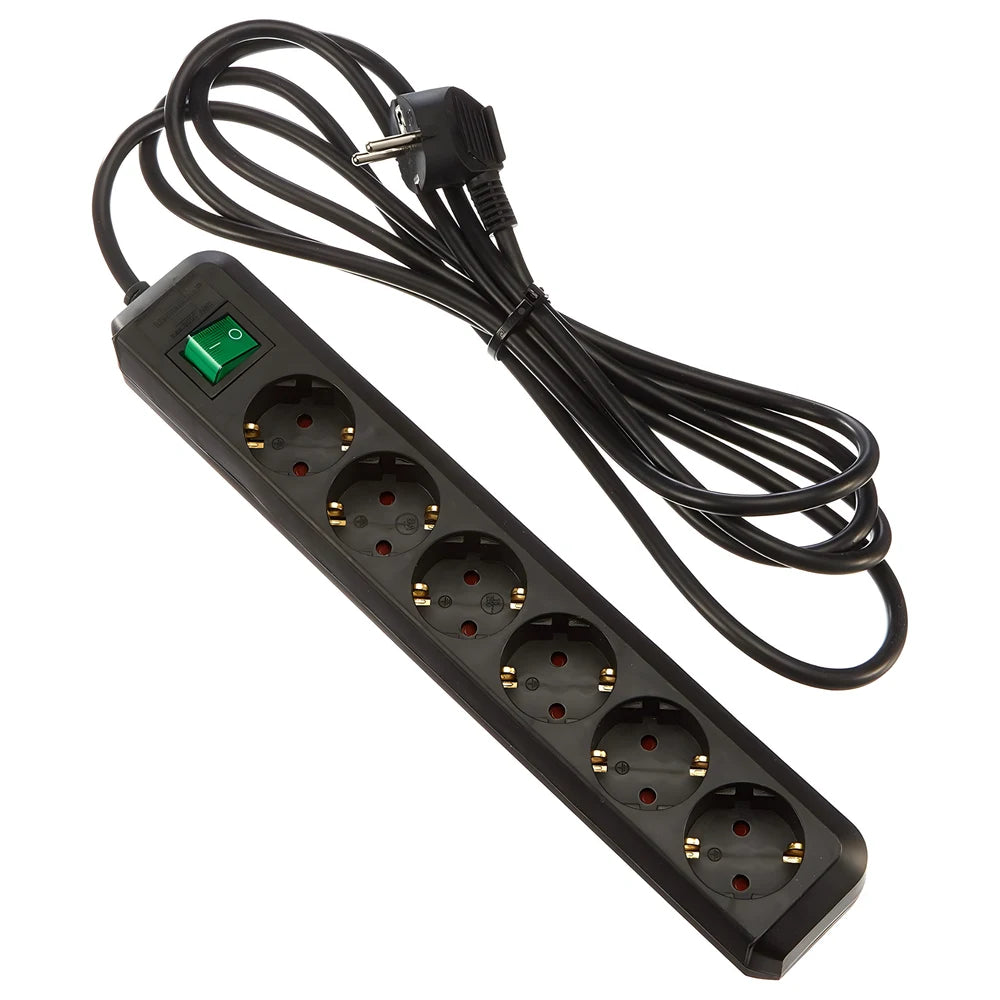 Eco-Line 6-Way Extension Socket 3m