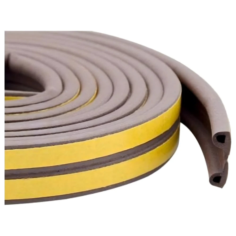 Door & Window Weather Strip 6m Brown - Geko