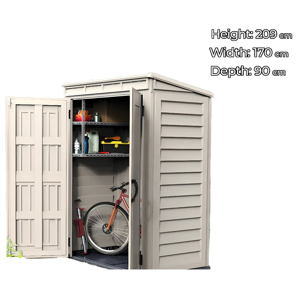 Yardmate Pent Plus Garden Shed - Cosmoplast