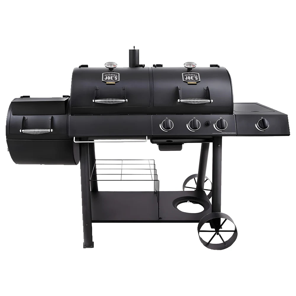 Oklahoma Joe's Charcoal & Gas Smoker Combo - Char-Broil