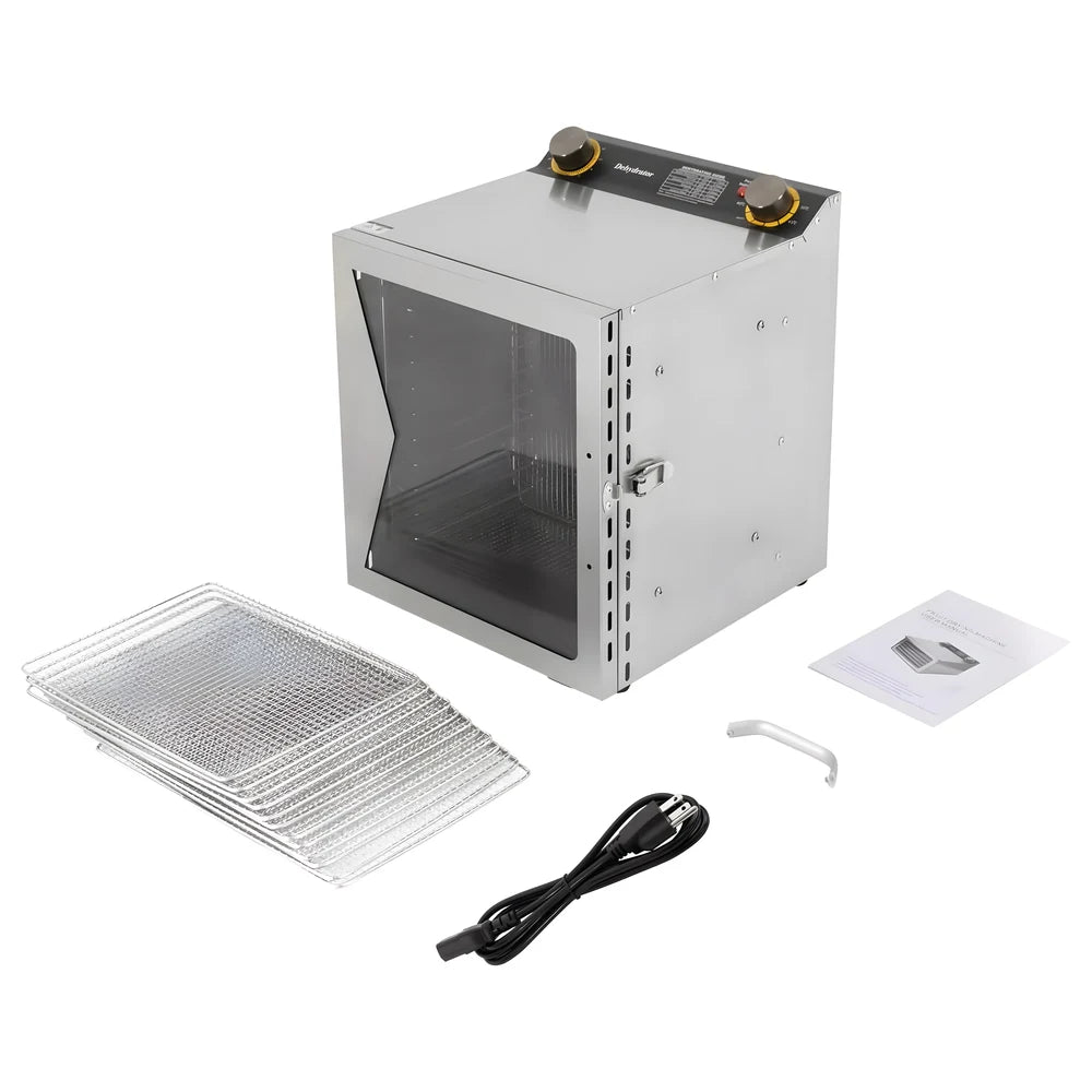 12-Tray Stainless Steel Food Dehydrator