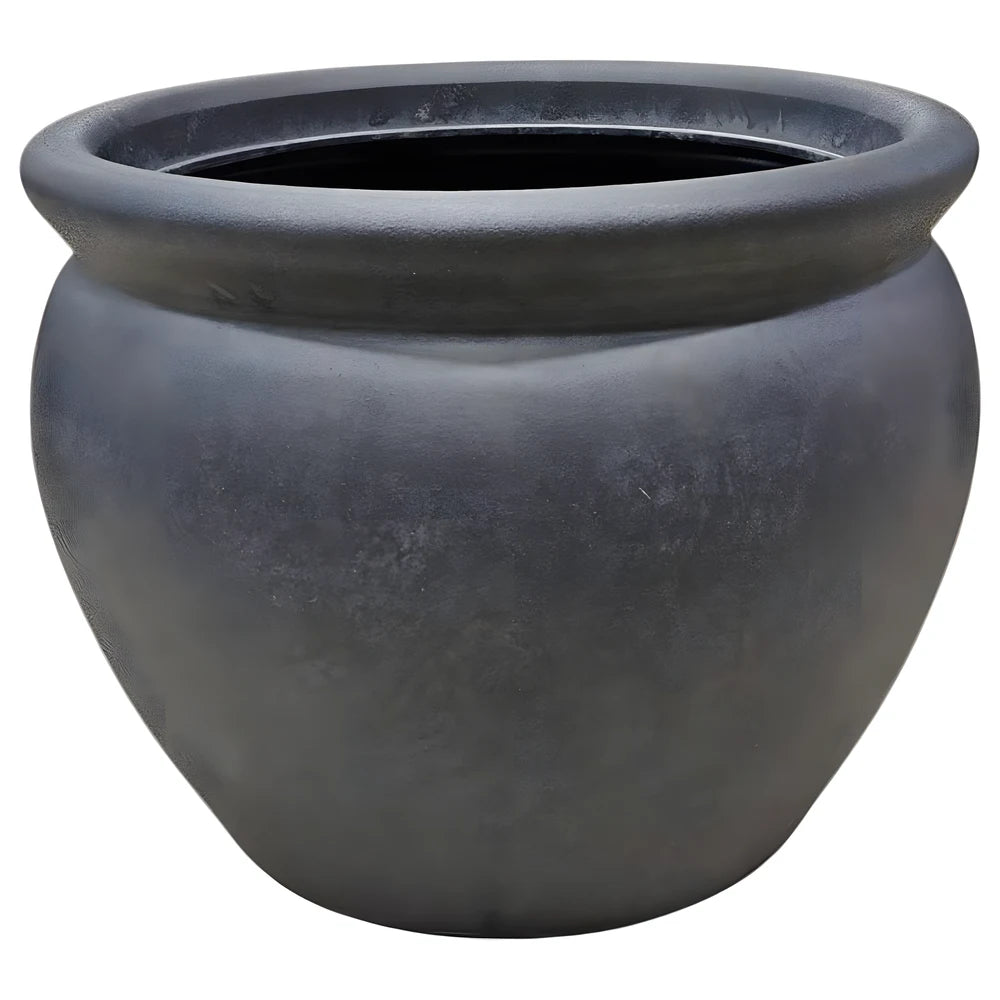 Villa Garden Planter Charcoal Black