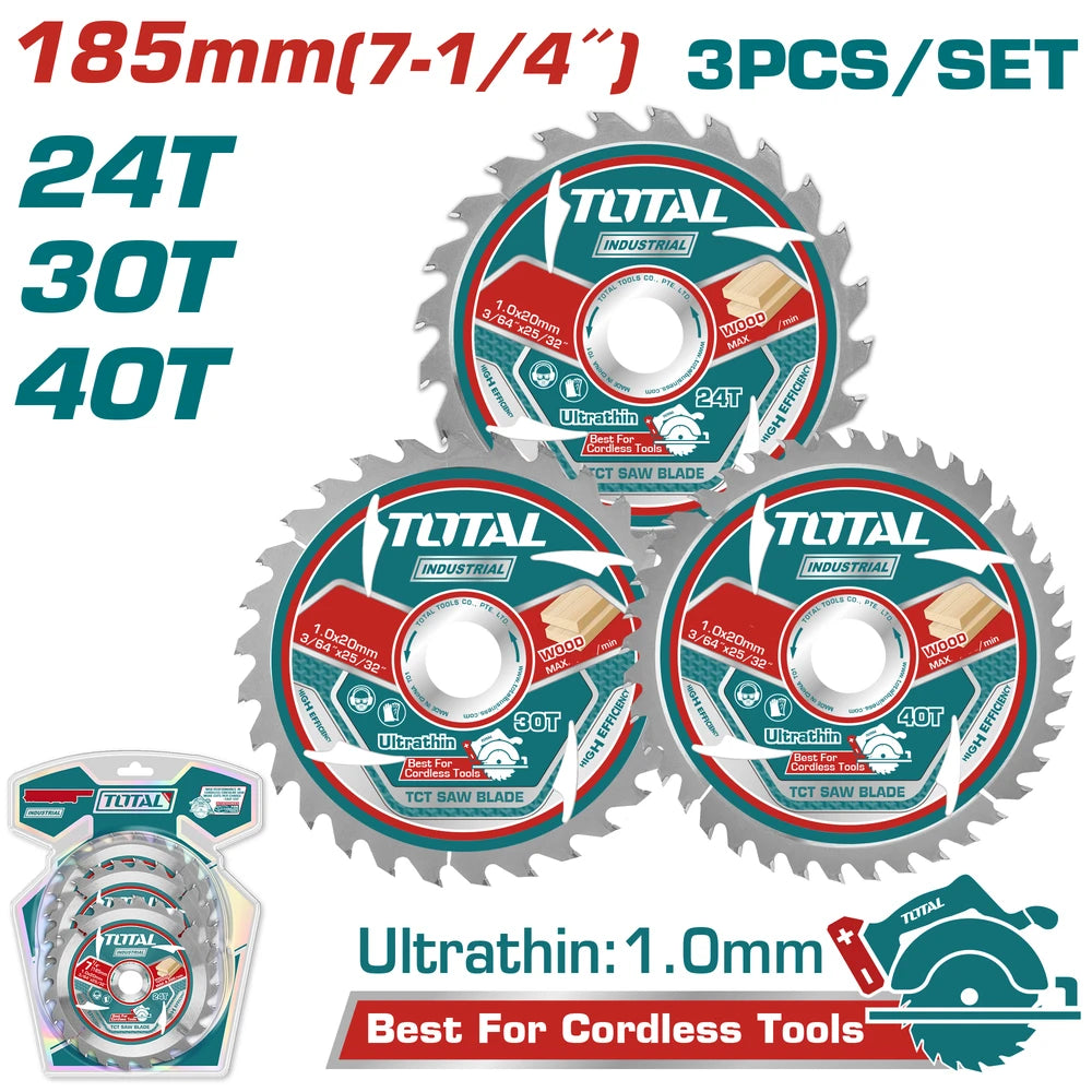 Ultra-thin TCT Saw Blade Set 20mm - TOTAL