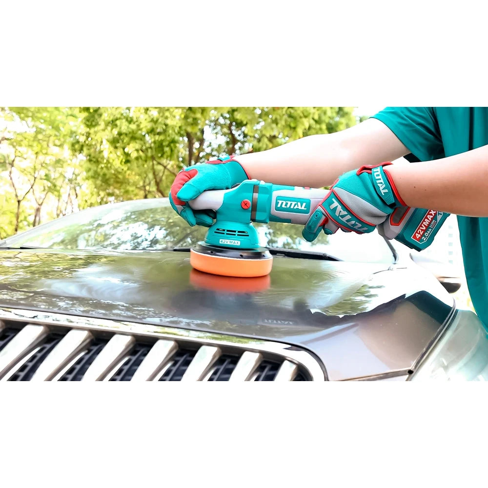 Cordless Polisher 42V 150mm with Battery - TOTAL