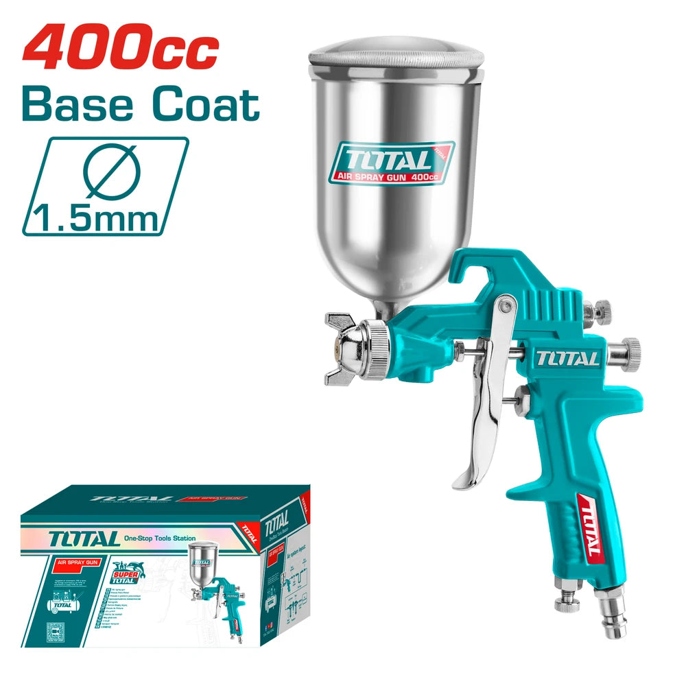 Air Spray Gun 1.5-2.0mm 400cc - TOTAL