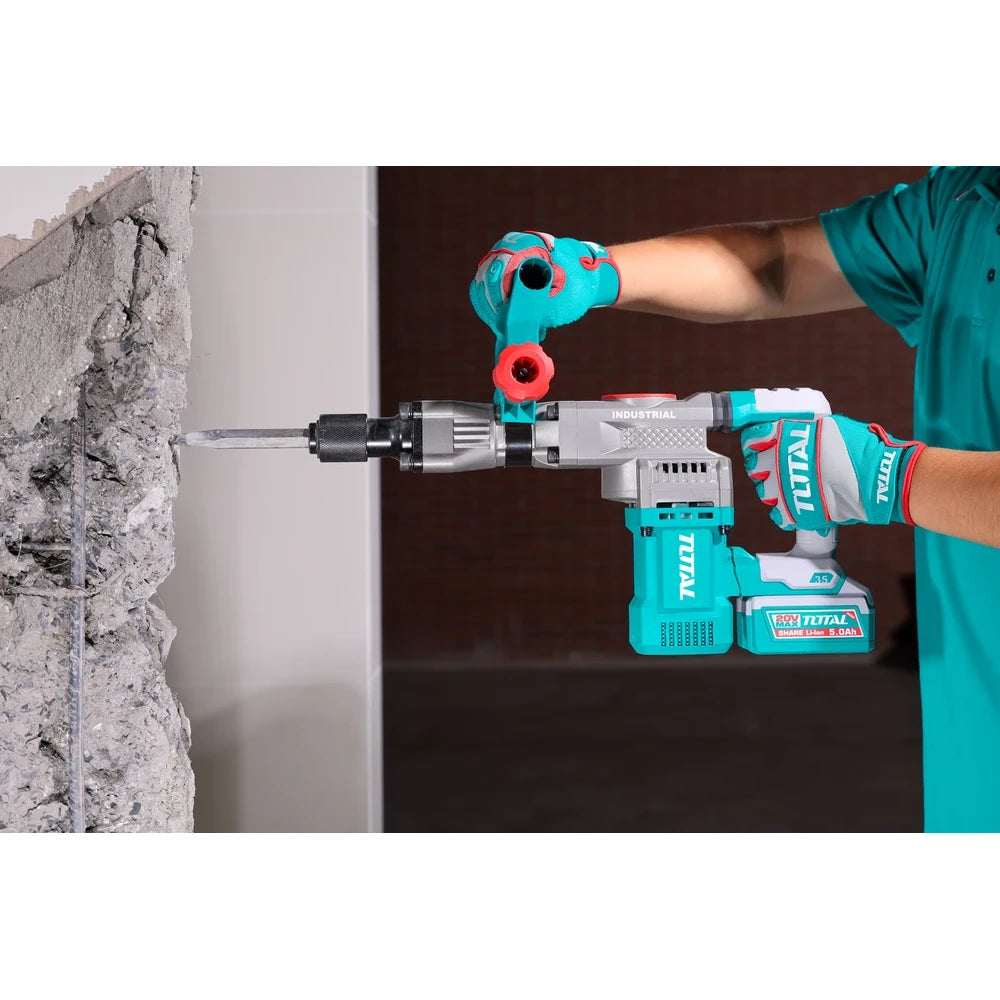 Cordless Demolition Breaker 20V 16J with Battery - TOTAL