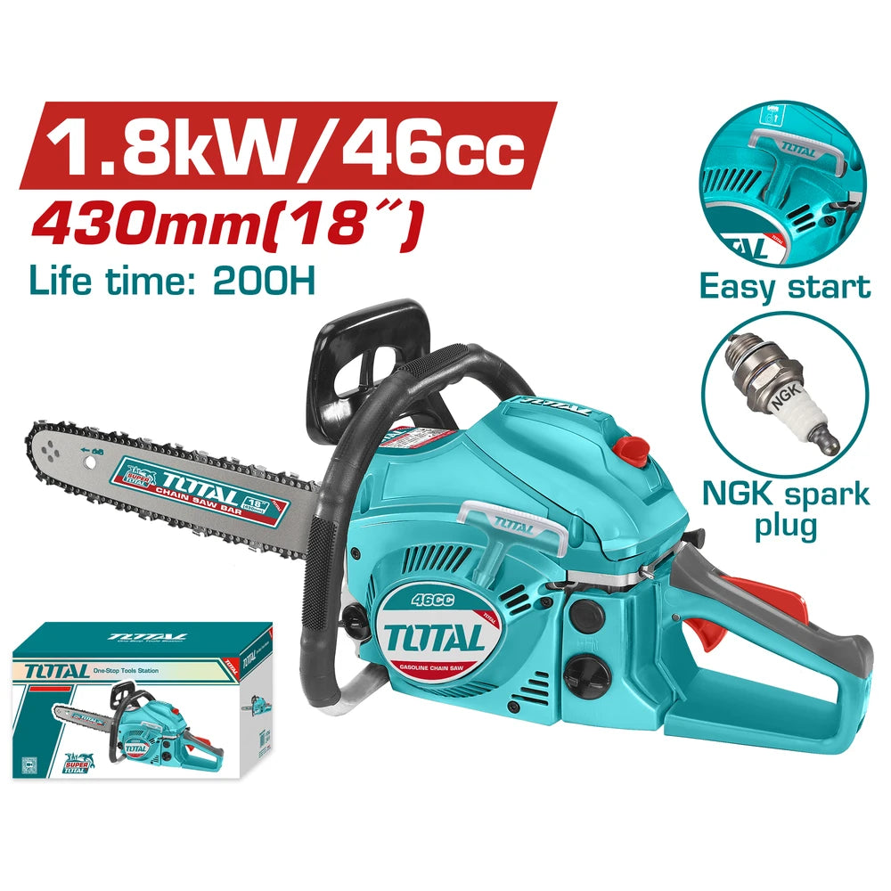 Gasoline Chain Saw 1800W - TOTAL