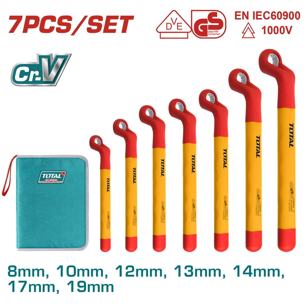 7 Pcs Insulated Ring Wrench Set - TOTAL
