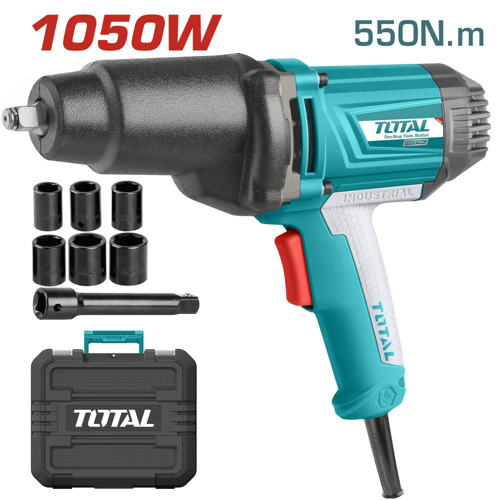 Impact Wrench Kit 1050W 550Nm - TOTAL