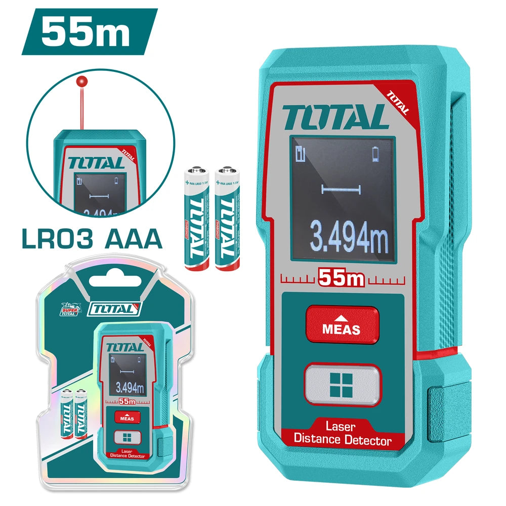 Laser Distance Detector 55m - TOTAL