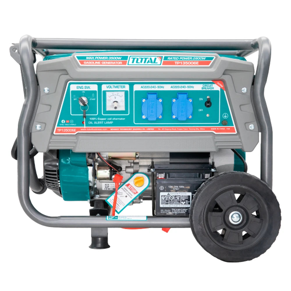 Gasoline Generator with Battery - TOTAL