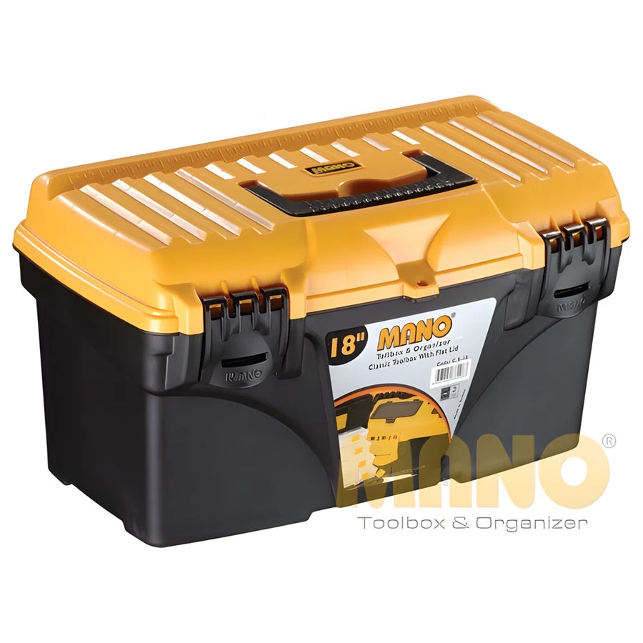 Toolbox with Flat Lid 16" - MANO