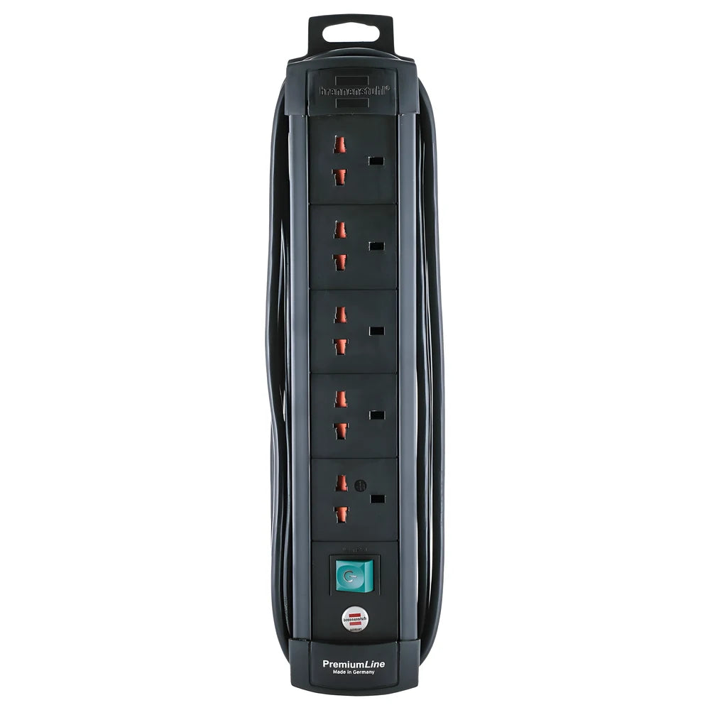 Multi-Line 5-Way Extension Socket 3m - Brennenstuhl