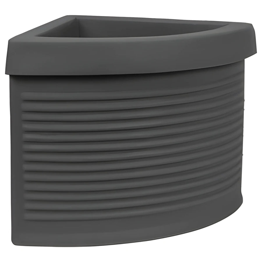 Gala Corner Flower Pot Planter Graphite