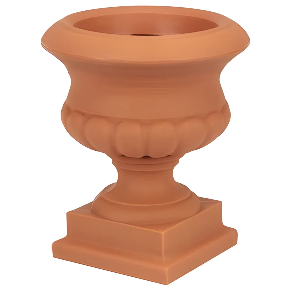 Cup-Shaped Urn Planter 28cm Terracotta