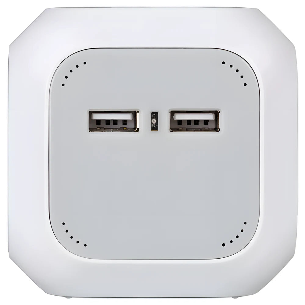أليا باور 4 مخارج وصلة أباريز مع USB 1.4 متر - بريننشتول