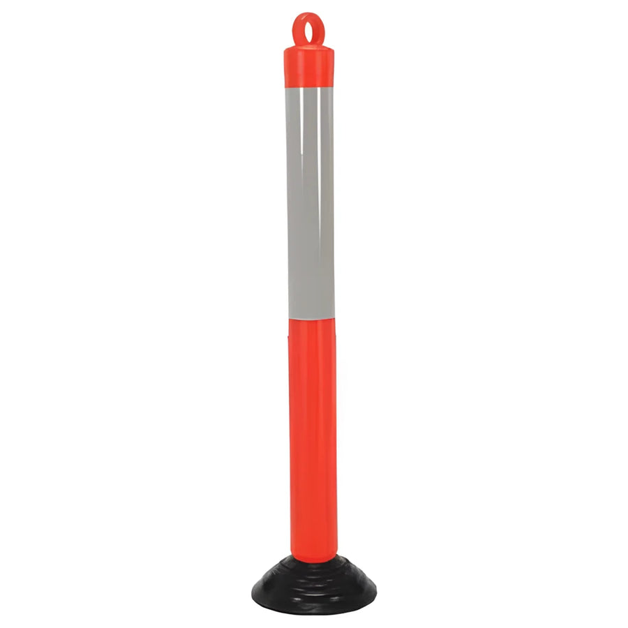 Reflective Traffic Bollard 1m