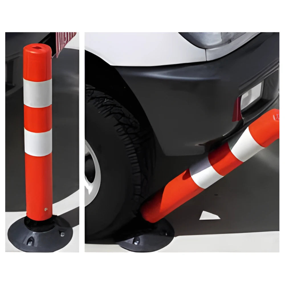 Reflective Traffic Bollard 1m