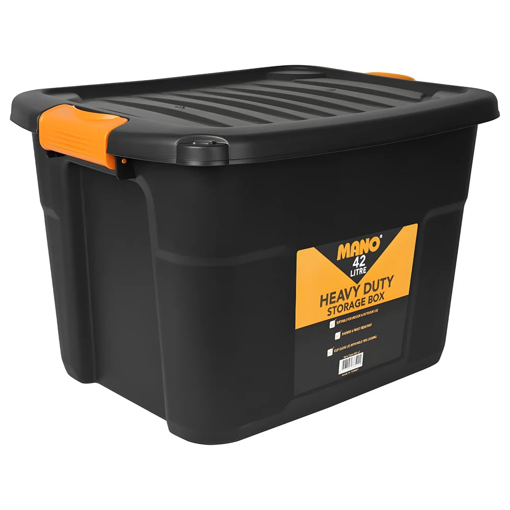 Plastic Bin 42L 500x390x335mm - MANO