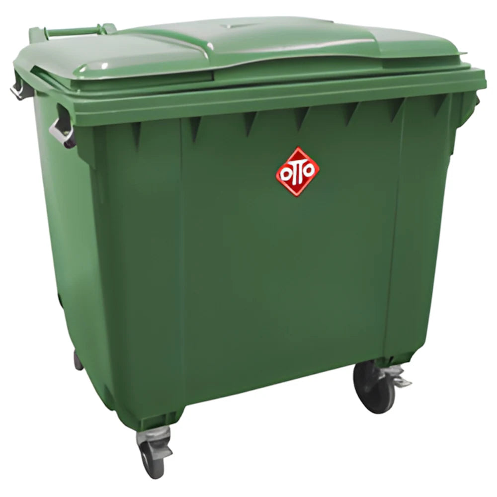 4-Wheel Waste Container 1100L