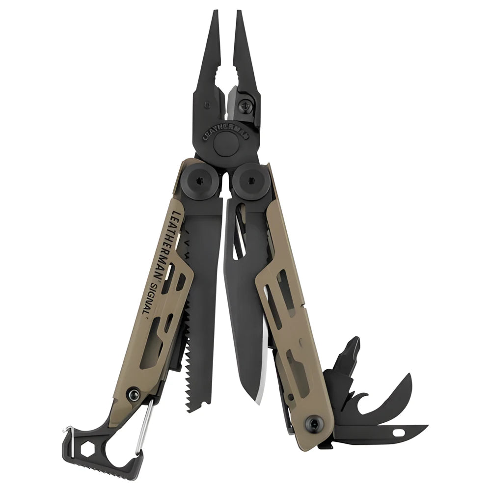 سيغنال أداة متعددة الاستخدامات بني كايوتي - ليذرمان