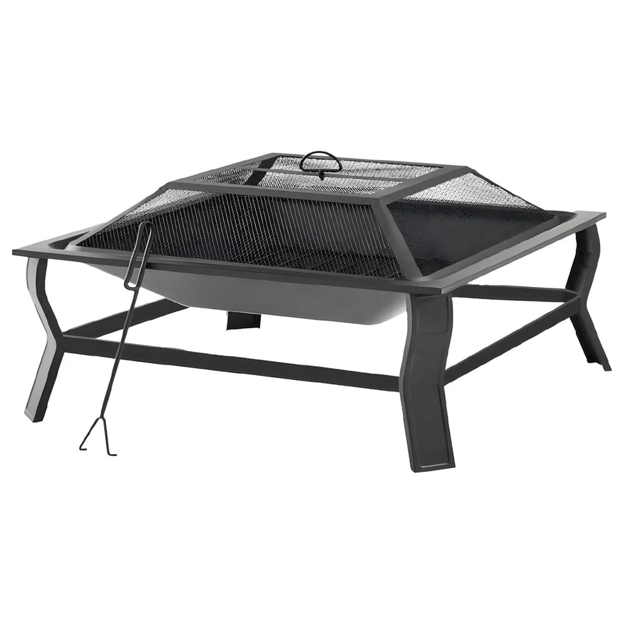 Square Vintage Outdoor Fire Pit