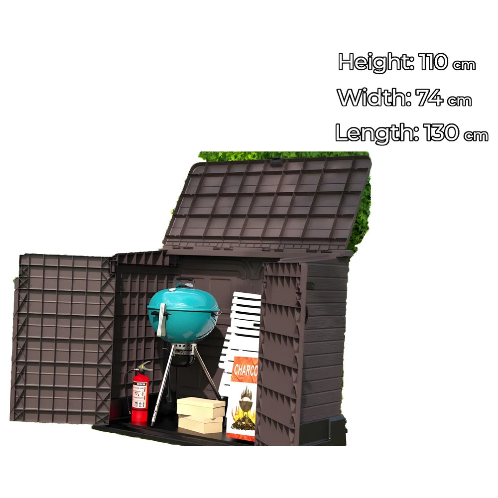 Cedargrain Garden Shed 850L - Cosmoplast