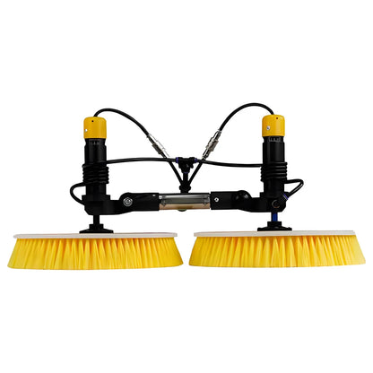 Electric Solar Panel Cleaning Brush Double Head
