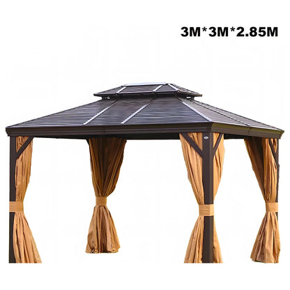 Alexander Hardtop Aluminum Gazebo - Kozyard