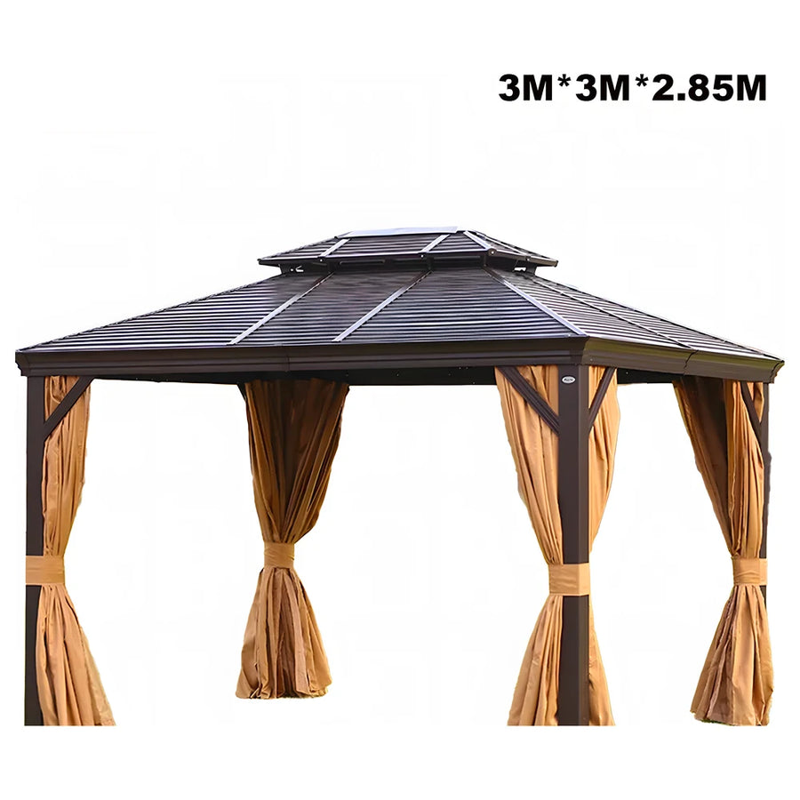 Alexander Hardtop Aluminum Gazebo - Kozyard