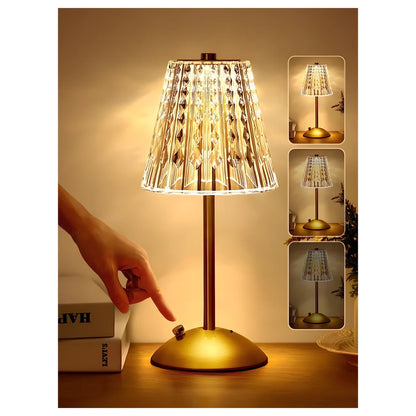 Rechargeable Touch Crystal Lamp
