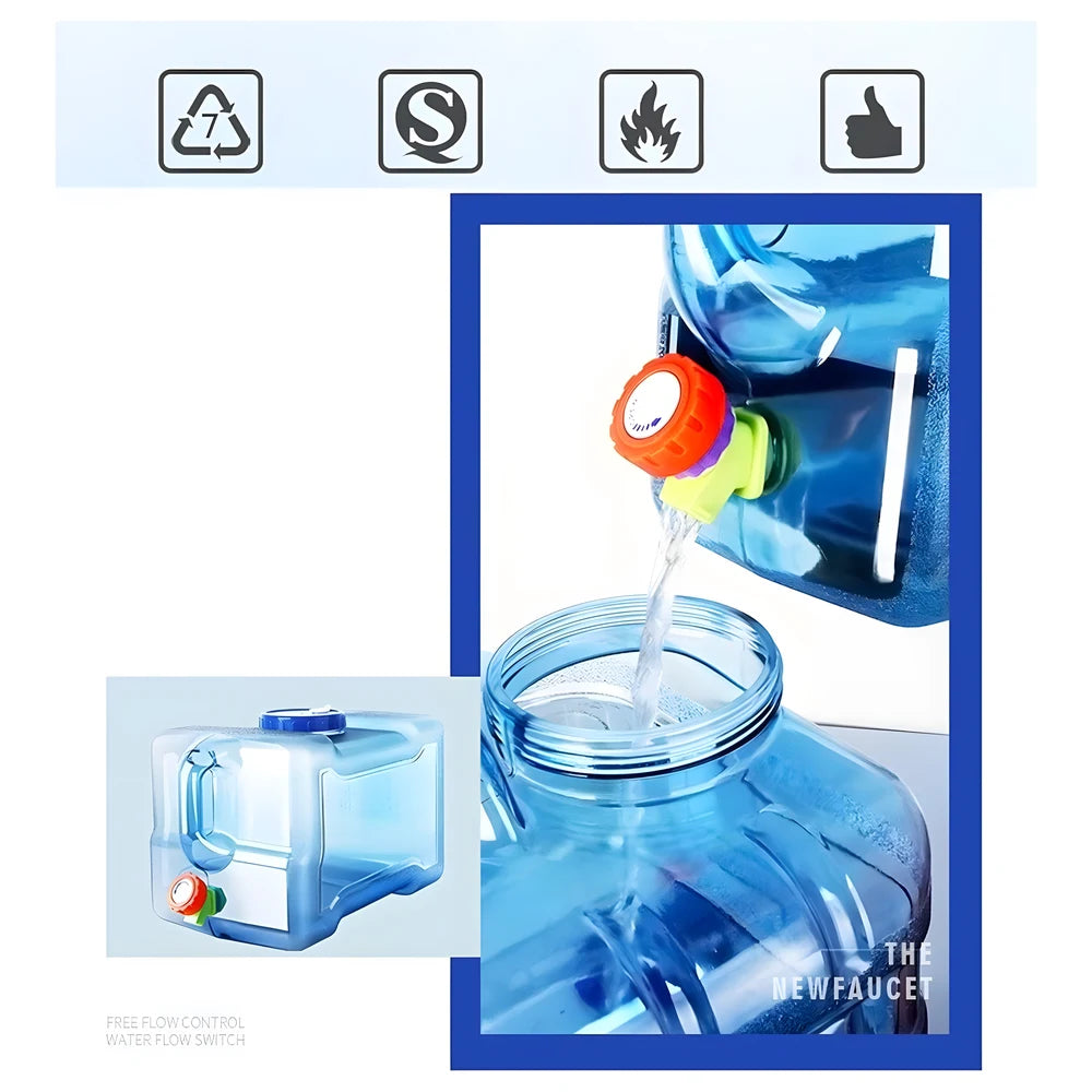 Portable Water Tank with Spigot 18L