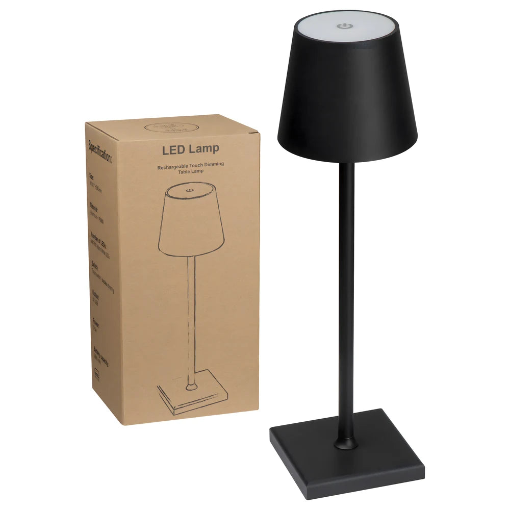 Rechargeable Touch Lamp Black
