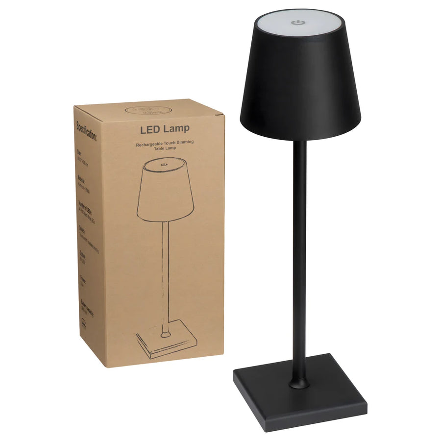 Rechargeable Touch Lamp Black
