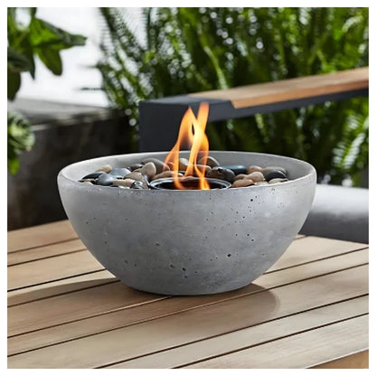 Tabletop Fire Bowl Light Gray - Member's Mark