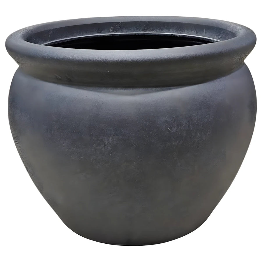 Villa Garden Planter Charcoal Black