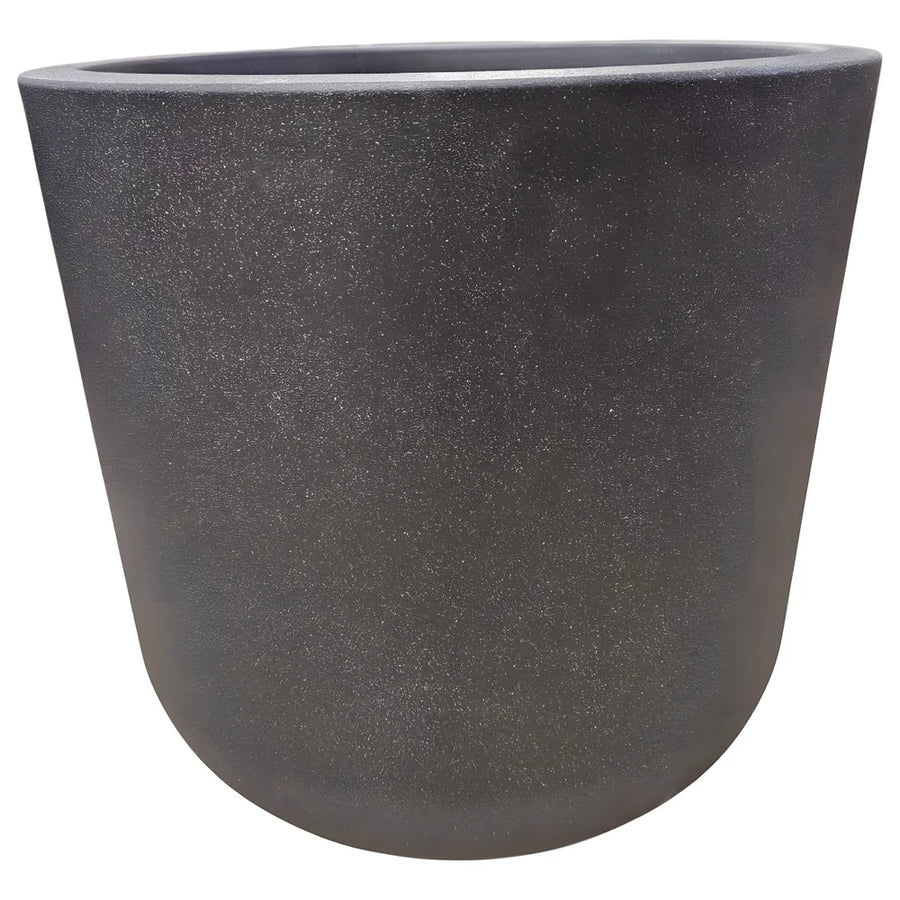 Classic Round Planter Coal Black