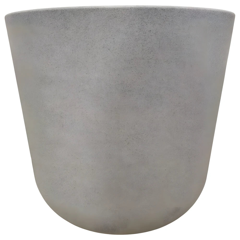 Classic Round Planter Cement Gray