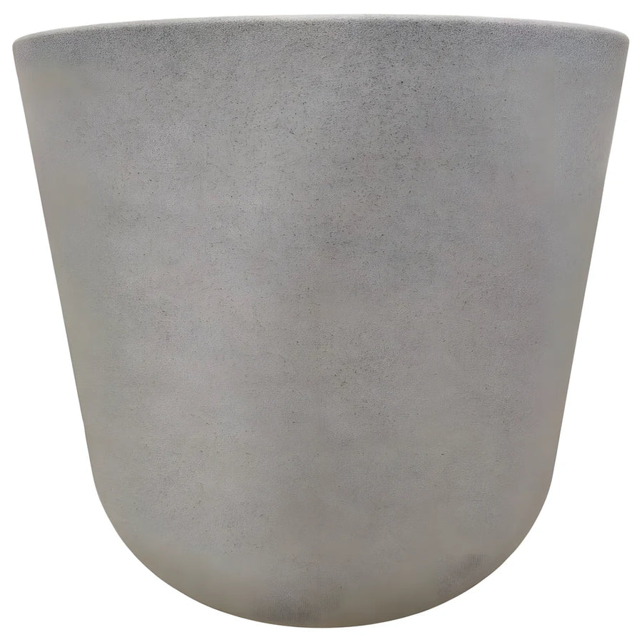 Classic Round Planter Cement Gray