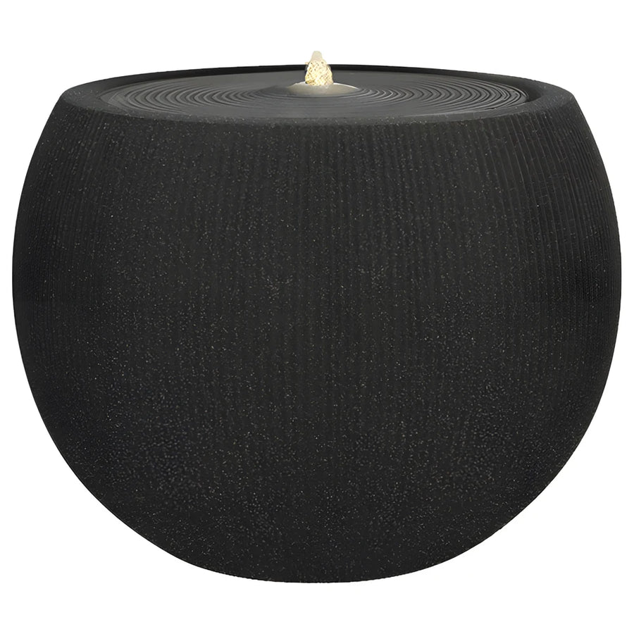 Stone Lite Water Fountain Black