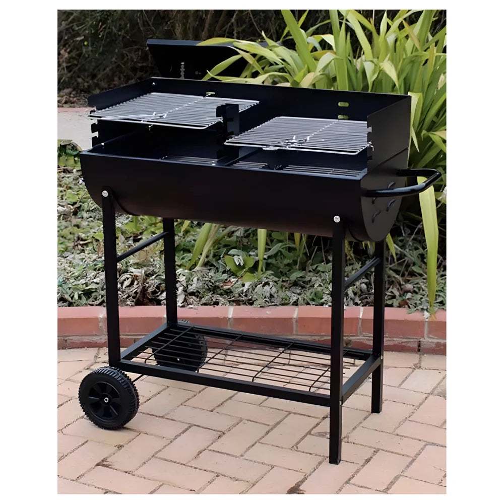 Half Drum Charcoal BBQ Grill