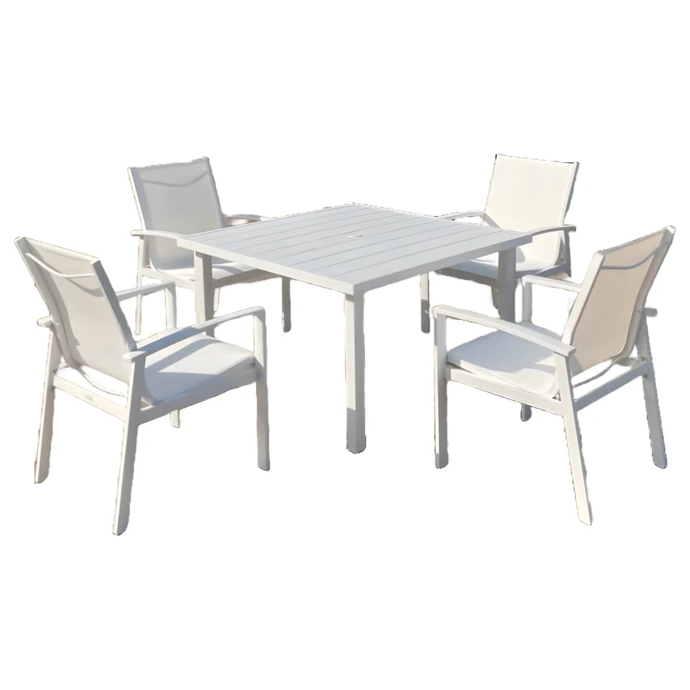 Cooper Springs 5-Piece Aluminium Dining Set