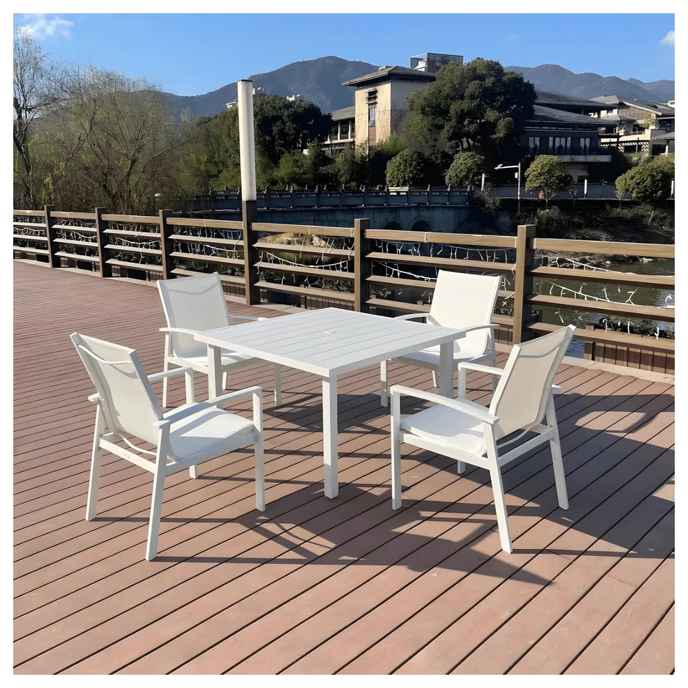 Cooper Springs 5-Piece Aluminium Dining Set