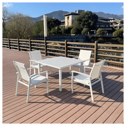 Cooper Springs 5-Piece Aluminium Dining Set