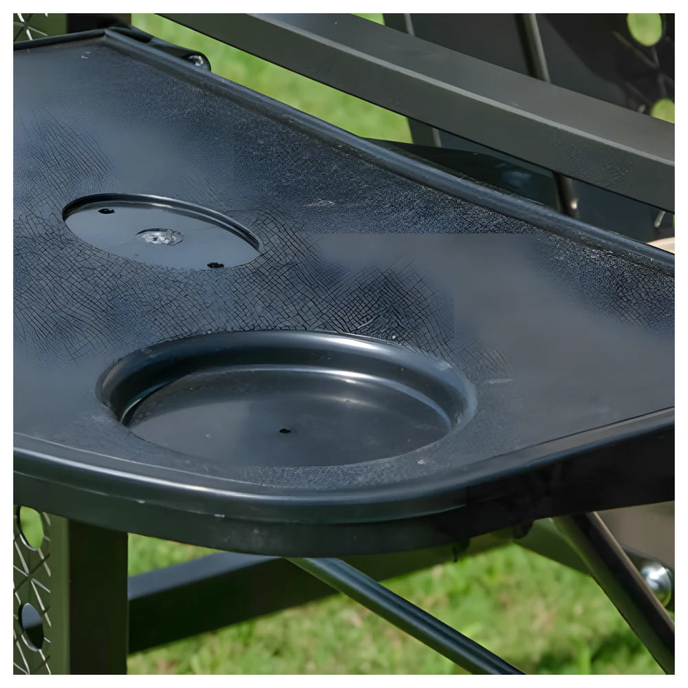 3-Seat Swing with Solar LED Roof