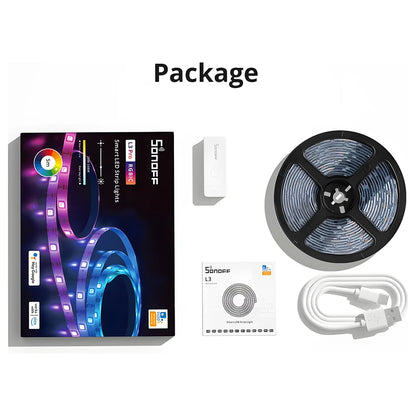شريط LED ذكي RGBIC موديل L3 برو، 5 متر - سونوف