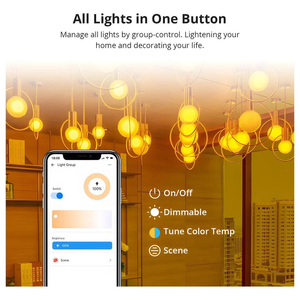 Smart RGB LED Bulb E27 - SONOFF