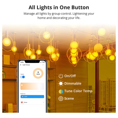 Smart RGB LED Bulb E27 - SONOFF