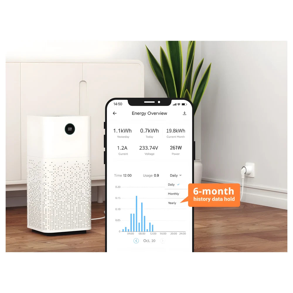 Smart Plug with Energy Monitoring - SONOFF