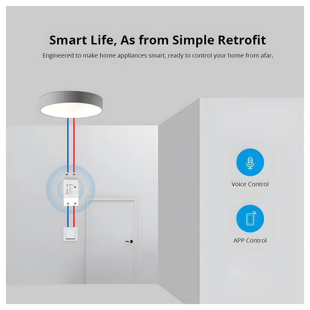 Wi-Fi Smart Switch Module 10A - SONOFF